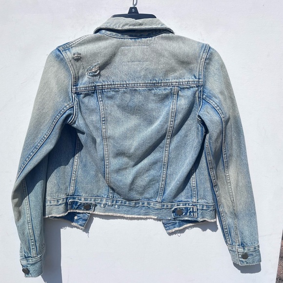 ALL SAINTS Hay denim Jacket XS extra small jean - Picture 9 of 9